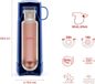 Bol Bouteille isotherme en verre, double paroi, avec vide, 0,75 L, Rosa Roja