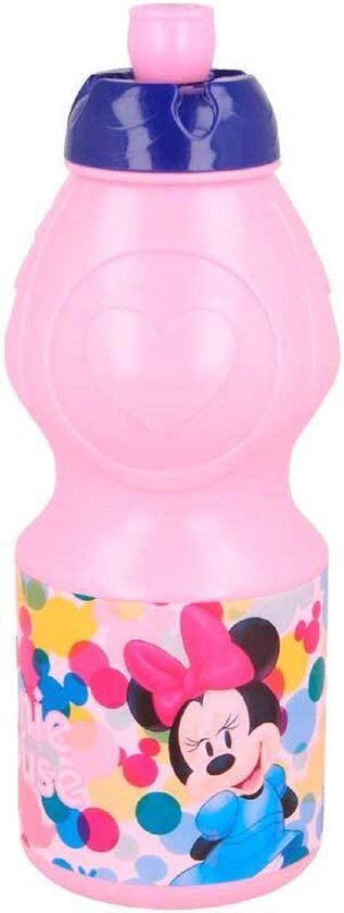 4KidsOnly Disney Minnie Mouse drinkfles / drinkbeker - 400 ml Roze