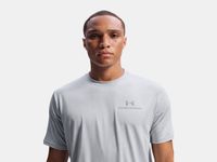 Under Armour Vanish Energy SS-GRY Heren Sportshirt - Mod Grijs Light Heather - Mod Grijs