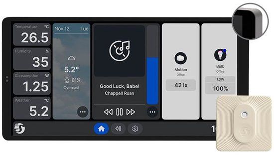 Shelly Wall Display X2 Silver+ BLU H&T Ivory (bundle)