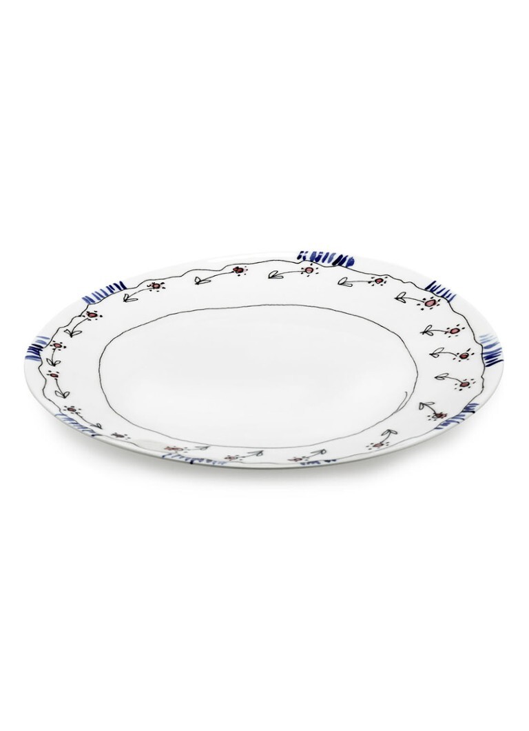 Serax Serax Midnight Flowers dinerbord 28 cm set van 2