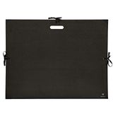Clairefontaine 38929C - Tekenmap met 3-koords sluiting en handvat, 59x72 cm, Zwart