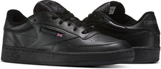 Reebok Club C 85 Sneakers Heren - Intense Black/White-Gum - 4056561029604