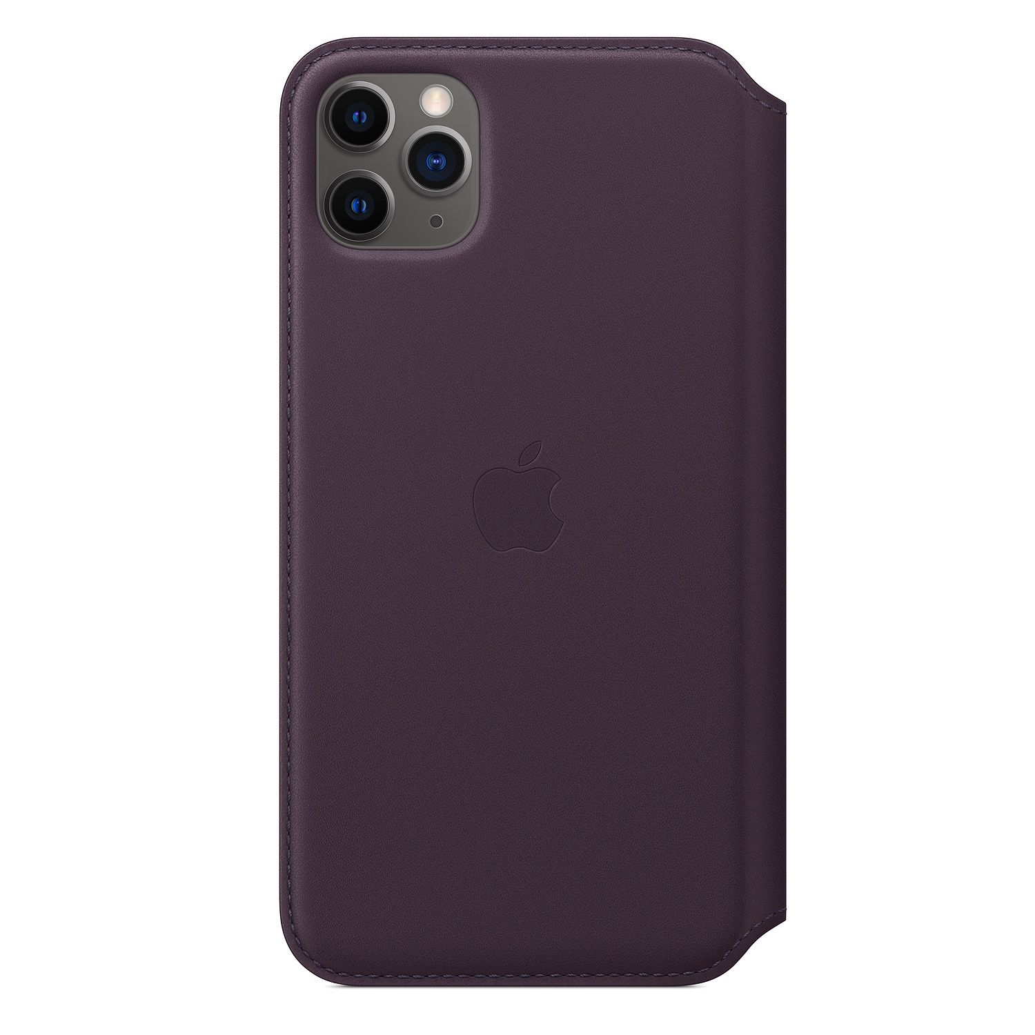 Apple MX092ZM/A iPhone 11 Pro Max Folio Case Leer Aubergine
