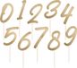 Folat Taarttoppers Cijfers Elegant True Blue 15 cm - 20 stuks