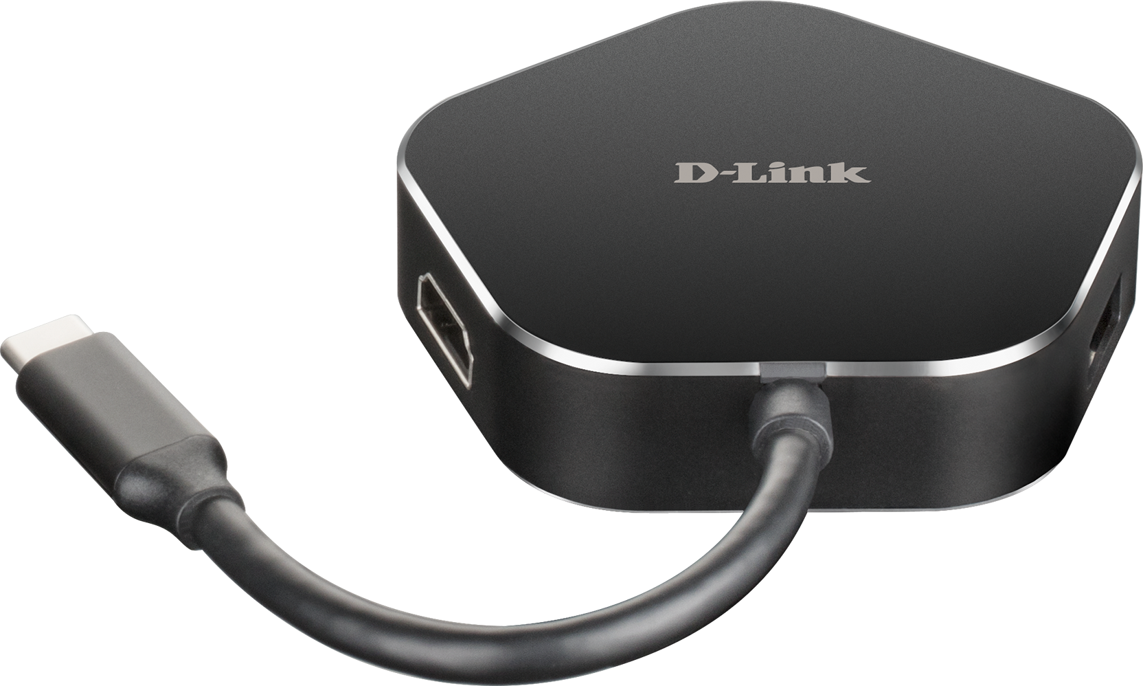 D-Link DUB-M420 - Notebook Dock & Poortreplicator - Zwart, Zilver