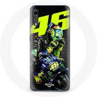 Maniacase Hoesje voor Huawei P20 Valentino Rossi MotoGP 46 Snelheidsrijder