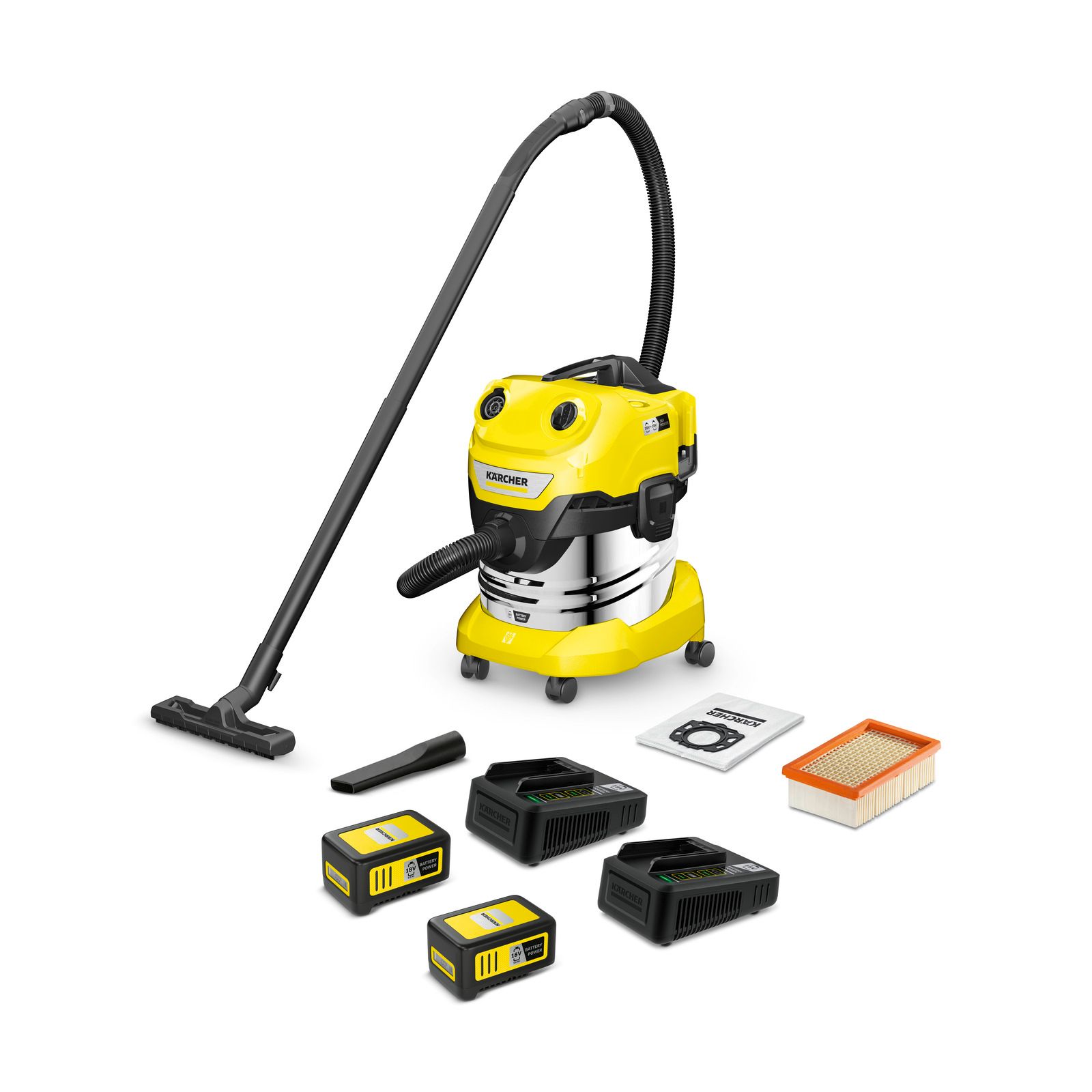 Karcher Kärcher WD 4-18 S V-20/22 Dual Battery Set