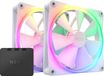 NZXT F140 RGB Duo Twin Pack - Wit - 140mm