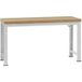 Manuflex WP3009.7035 établi (l x h x p) 1250 x 840 x 700 mm gris-blanc (RAL 7035)