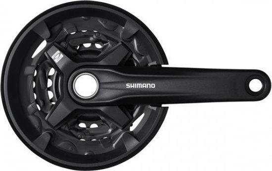 Shimano Crankstel Altus 22-30-40t 170 Mm Kettingscherm Zwart