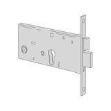 CISA 144361700, insteekslot voor klemmen, ingang 70 mm, box en voorzijde met zinkcoating