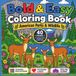 Bold & Easy Coloring Book: American Parks & Wildlife