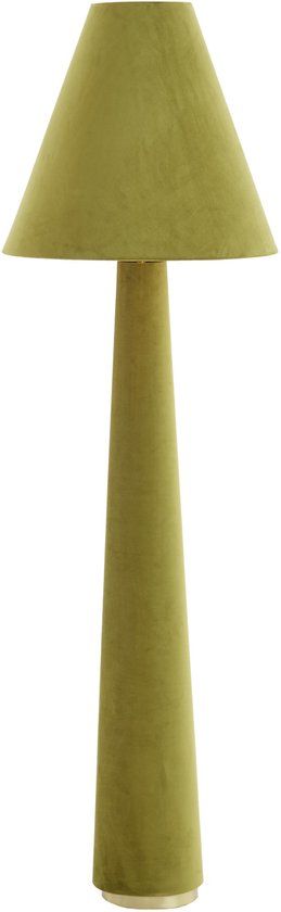 Light & Living Vloerlamp Devia Velvet - Groen - 168cm