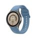 System-S Armband 20 mm van siliconen voor Samsung Galaxy Watch 5 4 smartwatch in blauw