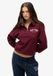 Superdry Athletic Essentials Dames Trui met Halve Rits en Kraag - Port Red