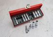 King Tony Dopsleutel Set 1/4" 6-kant 11-delig 4-13mm Lang