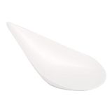 50 Bionic 50 stuks - container voor lepels, druppelvorm, 10,1 x 5 x 2,9 cm, wit