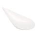 50 Bionic 50 stuks - container voor lepels, druppelvorm, 10,1 x 5 x 2,9 cm, wit