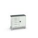Bott Verso Mobiele Kast | 1050x550x965mm | 6 Laden | 1 Deur | Top Tray | RAL 7035