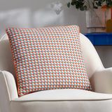 furn. Marttel geometrisch jacquard veren gevuld kussen