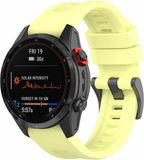 By Qubix Garmin By Qubix - Siliconen sportbandje - 22mm Quickfit - Geel
