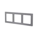 Wandplaat Kunststof Plaat Met 3 Sleutels Zilveren Design Compatibel Met Duitse En Franse Systemen Eenvoudig Te Installeren
