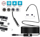 Endoscoop Inspectiecamera USB - 3.5M - 8mm - iPhone - Waterproof