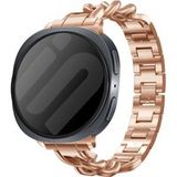 Strap-it Samsung Bracelet acier chaîne Samsung Galaxy Watch 8 Classic (rose-doré)