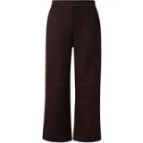 s.Oliver Wide Leg Culotte Broek in Suède-Look met Elastische Taille Dames