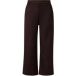 s.Oliver Wide Leg Culotte Broek in Suède-Look met Elastische Taille Dames