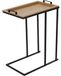 Plateau de service - Table avec bordure noire