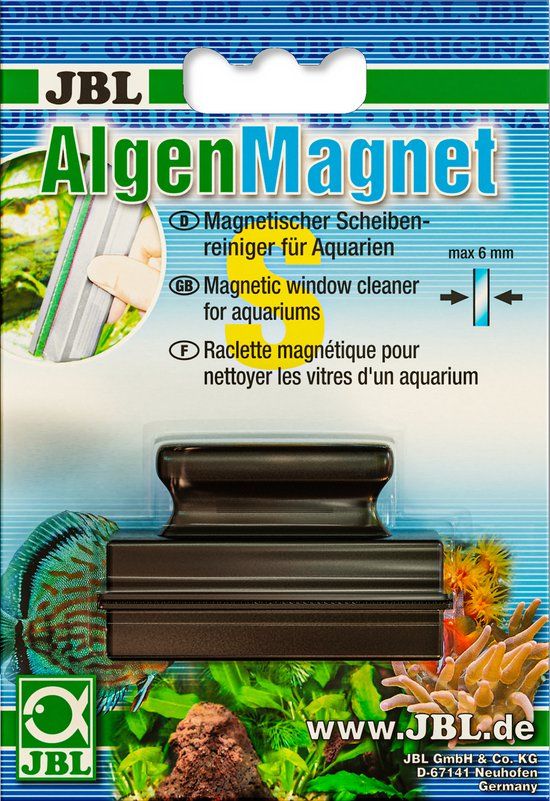 JBL Algenmagnet S Reinigingsmagneet voor aquariumruiten - Zwart