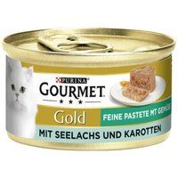 GOURMET Gold Fijne Paté 12 x 85 g Koolvis en wortel 12x85 g