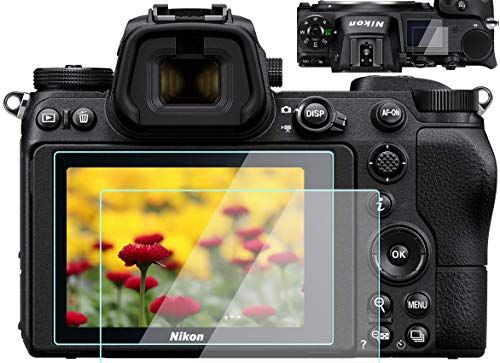 KOMET Glas Screen Protector Foils Compatibel voor Nikon Z6 Z7,Gehard Glas Film Anti-Bubble Anti-Scratch Anti-Finger voor Nikon Z6 Z7 Digitale Camera (2 Pack)