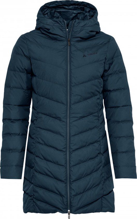 Vaude Annecy Down Coat - Women - Dark Sea Uni - Size 42 - Polyester - 2023