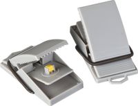 Merkloos / Sans marque Outside Living Industries Nederland B.V. Muizenval - 2x stuks - kunststof - muizenklem - 8 cm