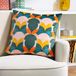Heya Home Raeya Art Deco Velvet Feather Rich gevuld kussen