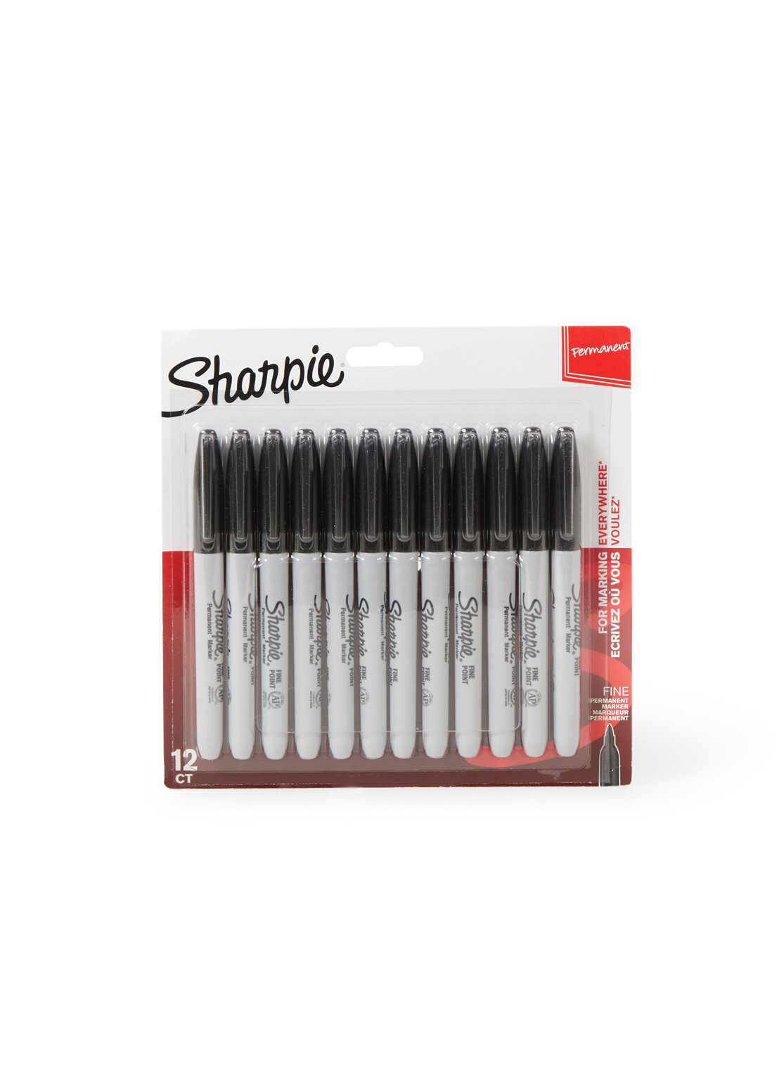 Sharpie Permanentmarker 12 Stuk zwart