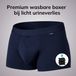 Robin Sous-vêtement Lavable Incontinence Sous-vêtement Hommes - Taille Large – Bleu Marine