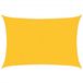 vidaXL Zonnezeil 160 g/m² rechthoekig 2x3 m HDPE geel