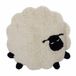 Bloomingville MINI Tapis Dolly Mouton, Laine, 84cm - Blanc
