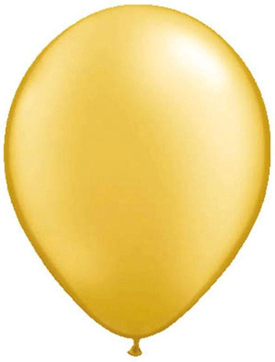 Folat Ballonnen - Goud - Metallic - 30cm - 50st.