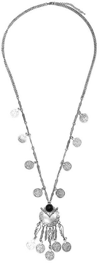 Joboly Ibiza boho coin veer ketting - Dames - - 90 cm