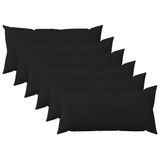 vidaXL Kussensloop - Zwart - 40 x 70 cm