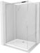 Mexen Omega cabine de douche coulissante 110 x 70 cm, transparent, chrome + receveur de douche plat