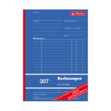 Herlitz 888545 rekeningenboek, A5, 307 3x40 vellen, zelfdoorschrijvend