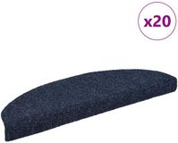 vidaXL Zelfklevende Trapmatten - Blauw - 20 stuks