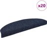 vidaXL Zelfklevende Trapmatten - Blauw - 20 stuks