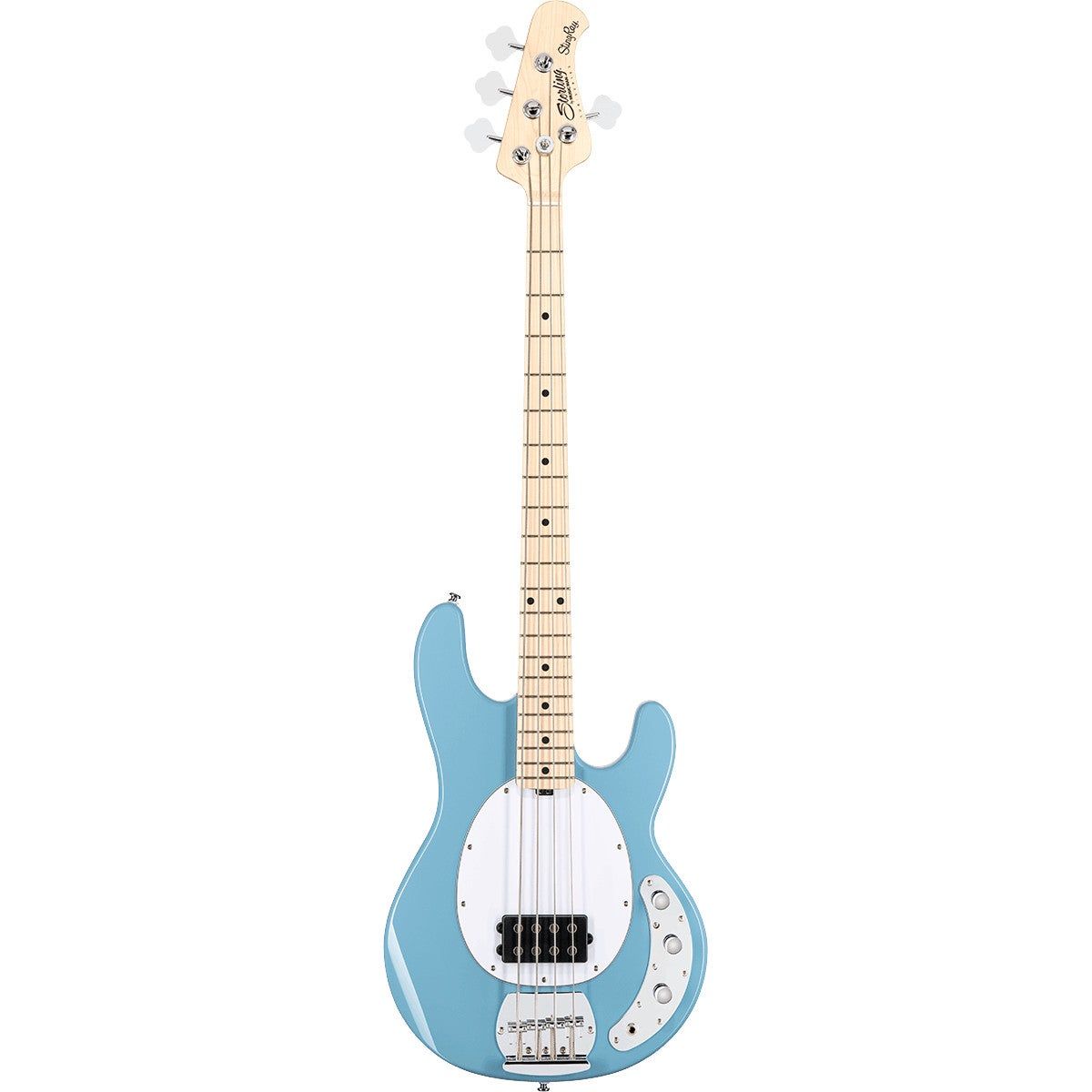 Sterling by Music Man StingRay Ray4 Chopper Blue Electric Bass Guitar